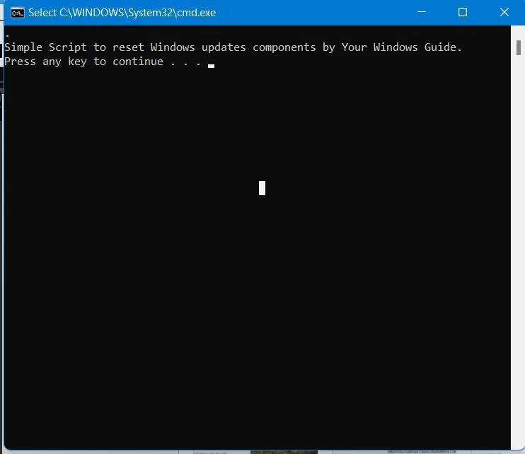 Reset Windows update in Windows 10 6 Screenshot 2021 09 11 164212