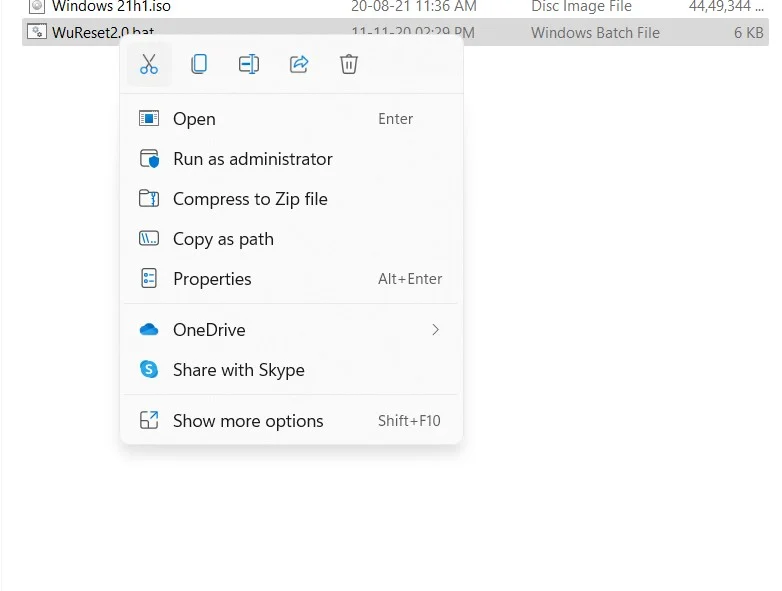 Reset Windows update in Windows 10 5 WU Reset