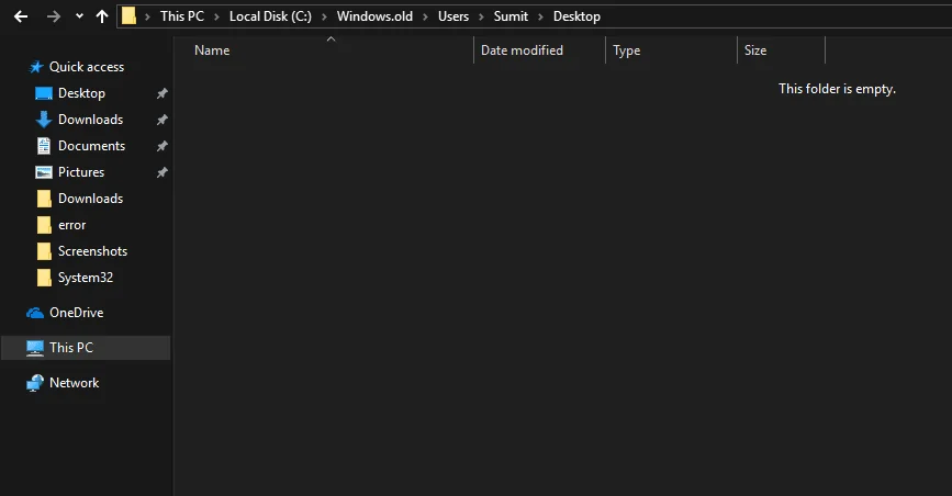 Users reporting lost files after Windows 10 1809 Upgrade 3 Windows.old