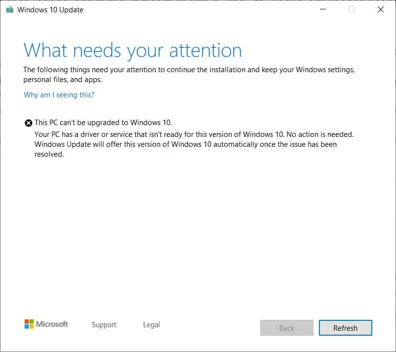 Upgrade blocks that can prevent Windows 10 1903 to install 2 Upgrade-block-1903