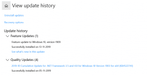 Update History