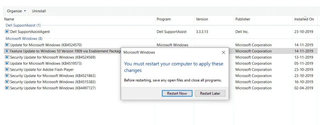 How to uninstall Windows 10 1909 6 Uninstalll Windows 10 version 1909