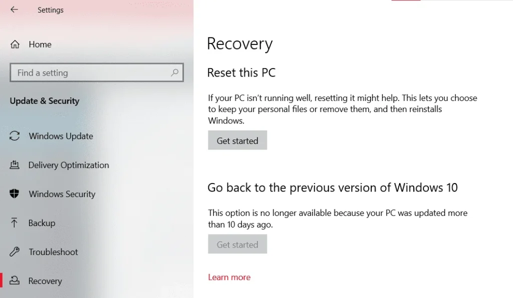 How to uninstall Windows 10 version 2004 4 Uninstall-feature-update