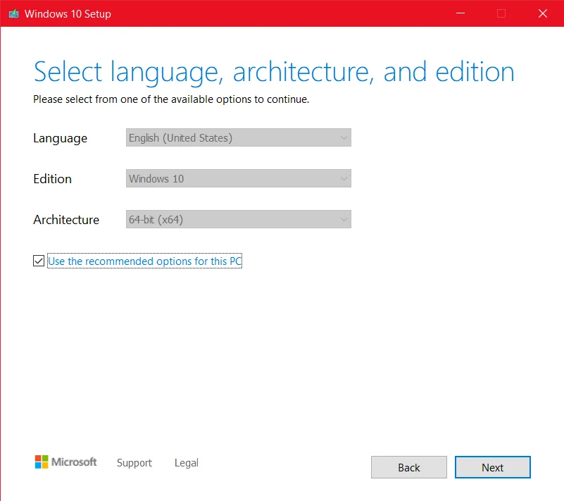 Install Windows 10 version 20H2 manually 4 MCT-ISO1-20H2