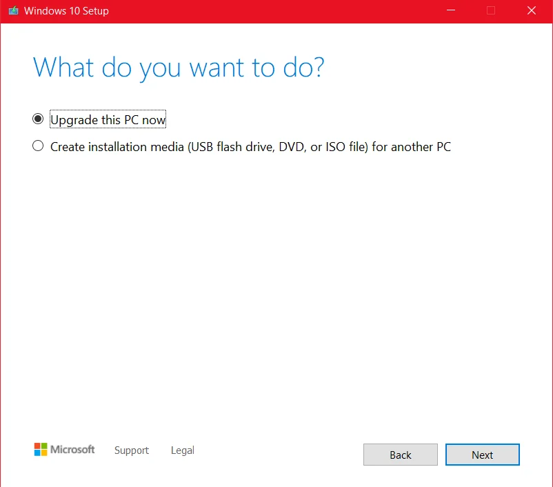 Install Windows 10 version 20H2 manually 2 MCT-2-20H2