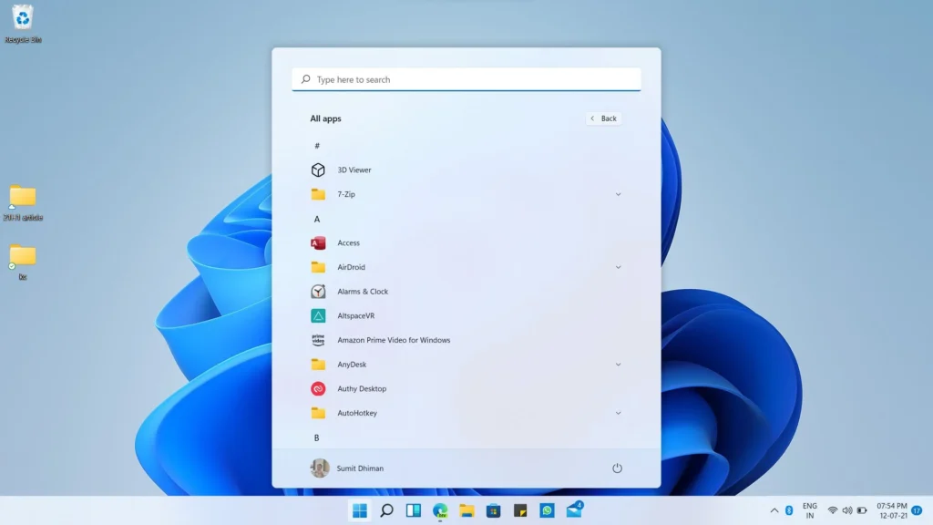 Windows-11-desktop