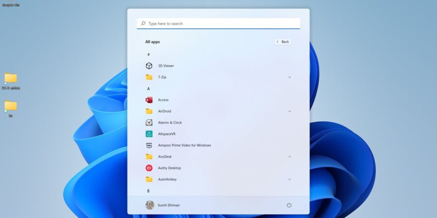 Windows-11-desktop