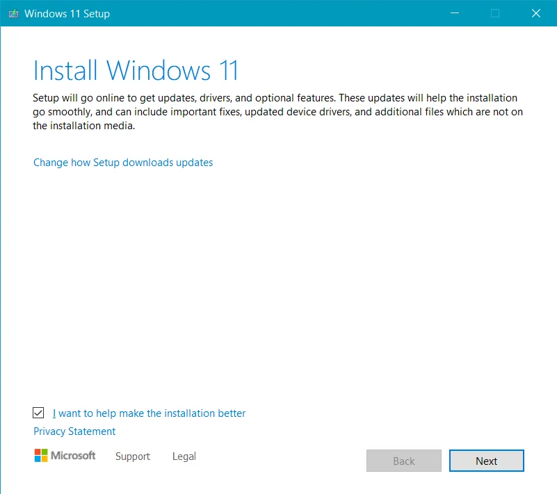Repair Install Windows 11 using an ISO file 4 2 3