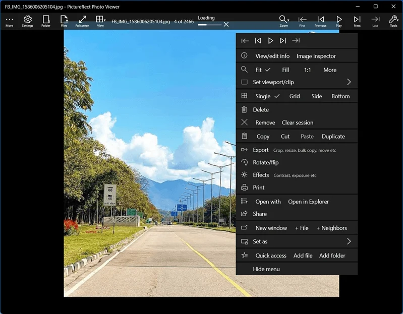 Microsoft Photos Alternatives for Windows 11 3 PictureFlect alternative Microsoft Photos