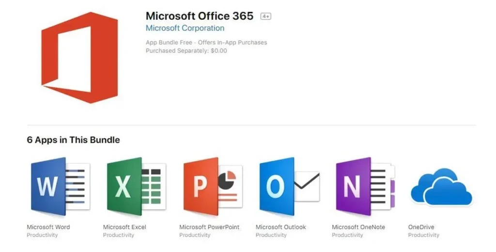 Microsoft 365 for macOS ventura not available in Apple store