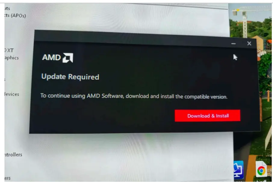 AMD Chipset Drivers Not Installing on Windows 11? Here's the Fix 1 AMD Chipset Drivers Not Installing image update required