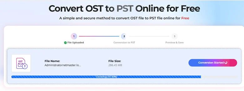 How to Convert OST to PST Online Using a Free OST to PST Converter 2 Convert OST to PST online using Stellar